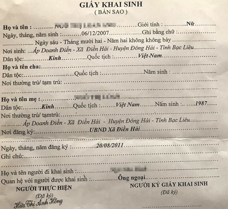 Bạn cần chuẩn bị bản sao y giấy khai sinh để ghi danh học tập tại trường cao đẳng nổi danh